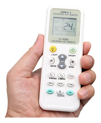 Kit 2 Controles Para Ar Condicionado Universal