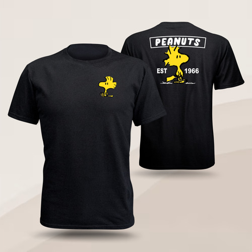 Playera Snoopy Peanuts 07 Woodstock Emilio Infantil Unisex