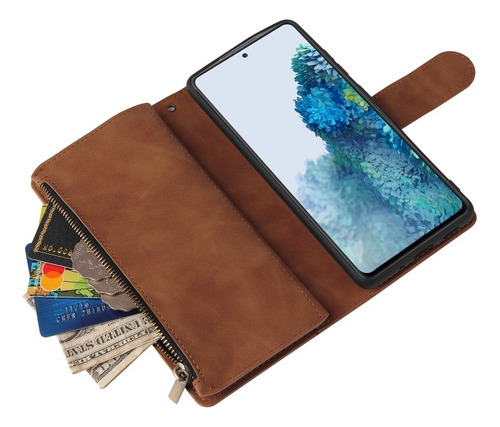 Funda Multifuncional Con Cremallera Para Samsung S21/note10+
