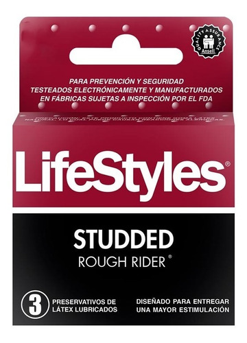 Preservativos Condones Texturados Puntos Lifestyles