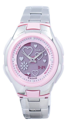 Reloj Para Mujer Casio Lcf_10d_4av Plateado