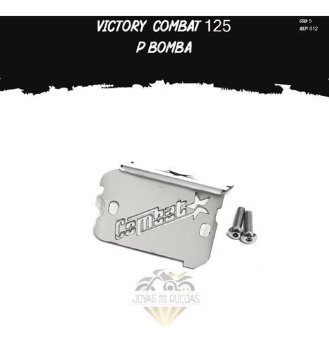 Protector Bomba Partes Lujo Moto Victory Combat 125