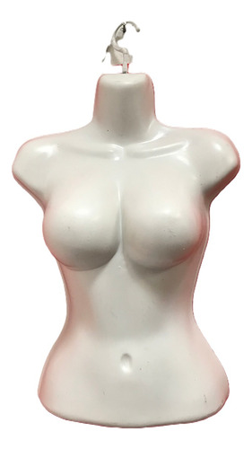 5 Maniqui Exhibidor De Blusa Busto Dama Plastico 5 Piezas