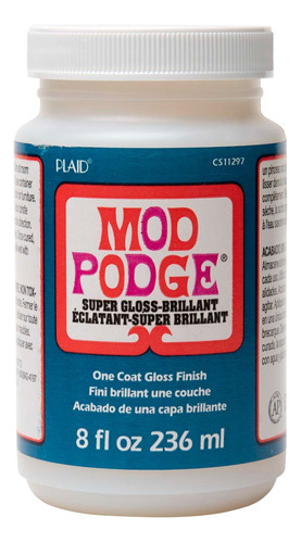 Modpodge 3en1 Adhesivo Sellador Barniz Super Brillante 236ml