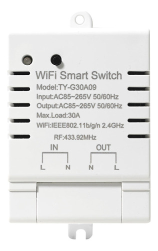 Tuya Wifi Switch Diy Timer Ac 85-265v Wifi Control Inalámbri