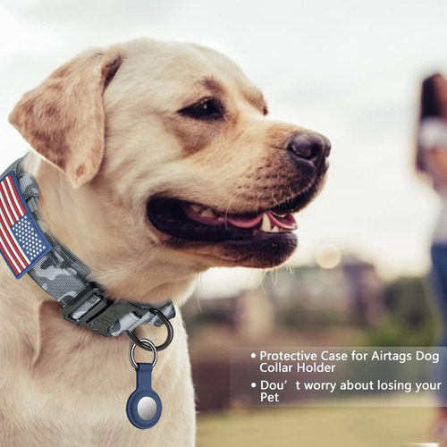 Collar Táctico Para Perros Daganxi De Nailon Ajustable Con A