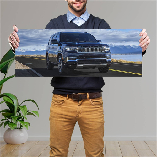 Cuadro 30x80cm Auto 2022 Jeep Grand Wagoneer 103 144