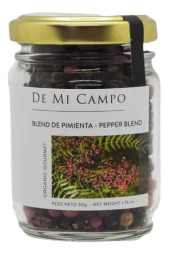 Blend Pimienta Organica En Frasco De Mi Campo 50 Gr.