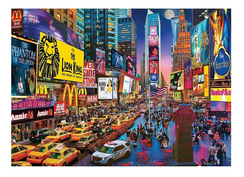 Imagen 2 de 3 de Rompecabezas: Color Scapes - Show Time - 1000 Piezas
