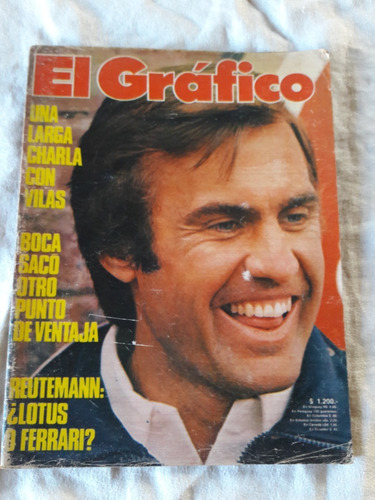 Grafico N° 3074 Año 1978 Vilas - Boca - Reutemann 