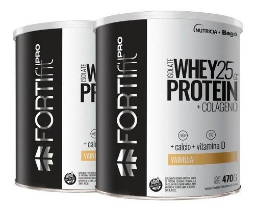 Fortifit Pro Whey Protein Isolate Pack X 2 Unidades