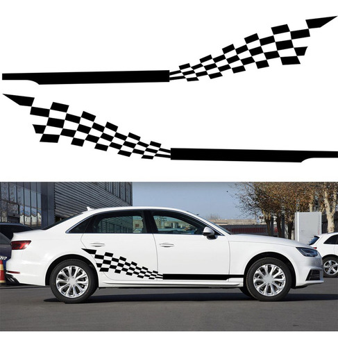 . Calcomanía De Coche Con Estampado De Rayas, Universal,