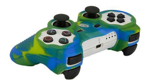 Forro Silicona Camuflado Grips Gratis Control Sony Ps3 Promo