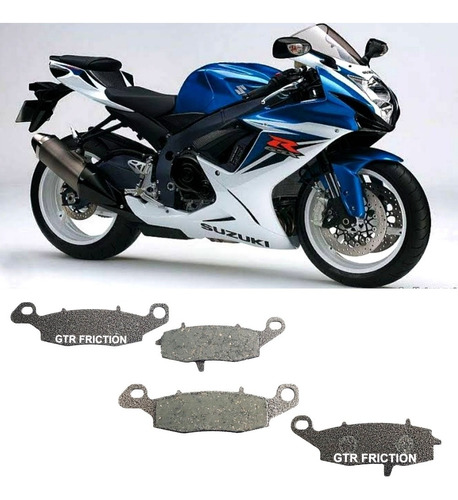 Balatas Kit Delantera Suzuki Gsxr 600/750 Katana Fa229/fa231