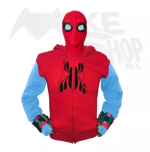 Traje Spiderman Homecoming: Sudadera, Mascara Webshooters | Envío gratis