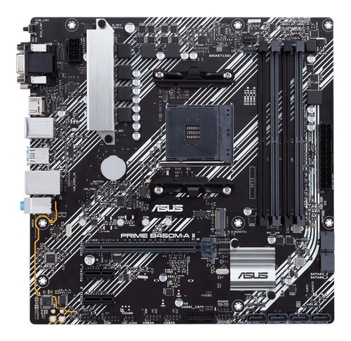 Placa Madre Asus Prime B450m-a Ii Amd Am4 Ddr4 M.2 Hdmi
