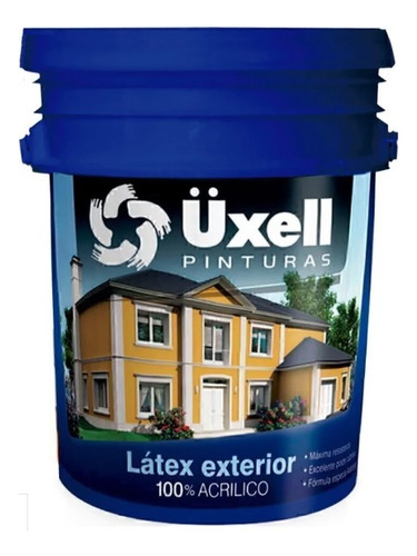 Latex Exterior 100% Acrilico Uxell Colores X 20 Lts Acabado - Color Ocre