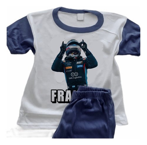 Pijamas Infantiles Colapinto Formula 1 Personalizadas - 6804