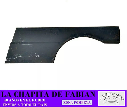 Reparacion De Guardabarro Trasero Fiat Uno 3 Puertas 87 / 04