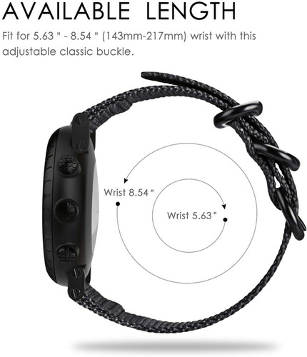 Imagen 4 de 7 de Malla De Reloj Suunto Core Smartwatch Nylon