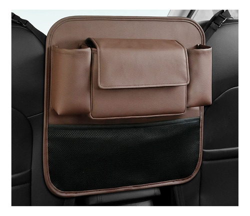 Bolsa Organizadora Cuero Suave Para Asiento Trasero Facil T