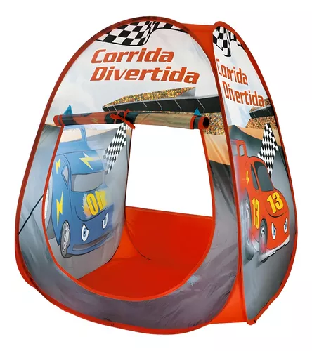 BARRACA Infantil Toca Meninos Carros Corrida Divertida DMT4691