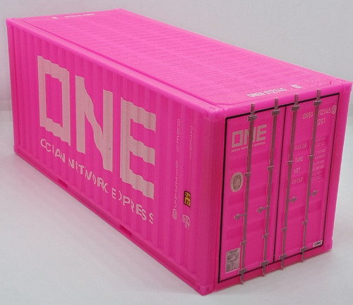 Imagen 1 de 5 de Shipping Container A Escala Para Escritorio One Rosa 1:36