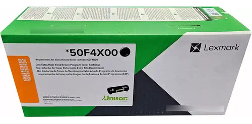 Toner Lexmark *50f4x00 Negro