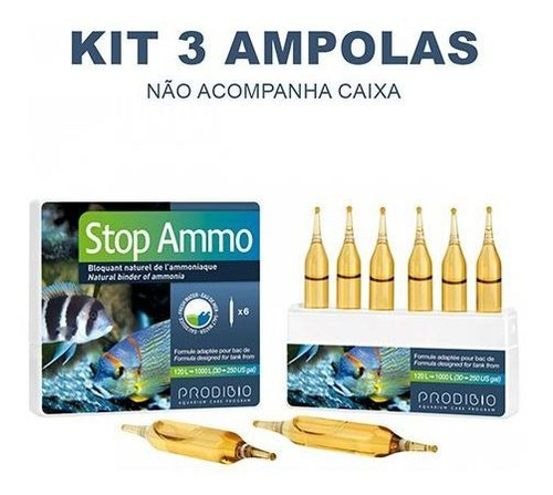 Prodibio Stop Ammo Kit 3 Ampolas