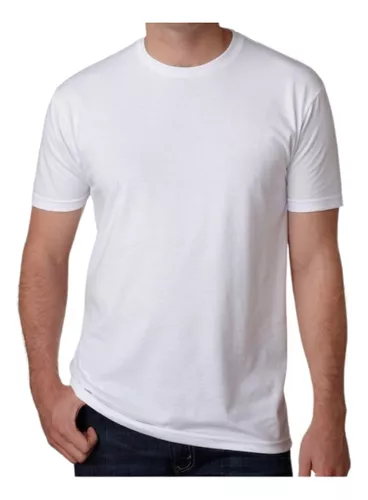 CAMISETA BLANCA MANGA CORTA HOMBRE 100% ALGODON