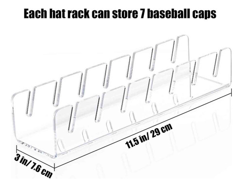 Soporte Para Gorras De Béisbol, 1 Unidad, Sin Instalación, A
