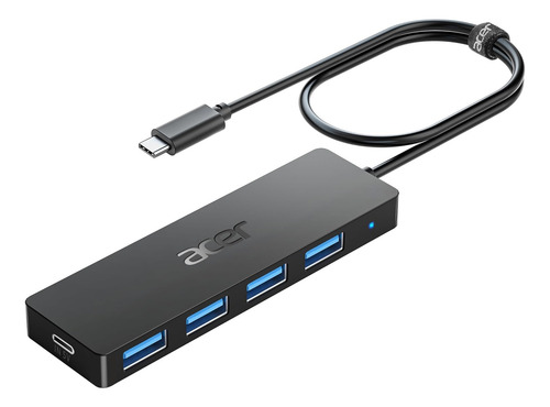 Acer Usb C Hub De 4 Puertos, Concentrador Usb 3.1 Múltiple,