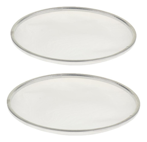 2 Piezas 8inch + 10inch Mesh Drum Head Mute Almohadillas