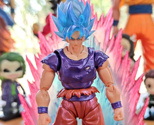 Figura Goku Ssjgb Kaioken - Demoniacal Fit Shf (Usado)