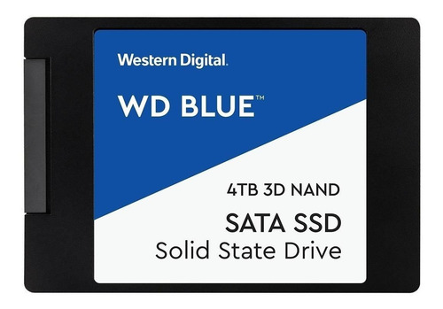 Disco sólido SSD interno Western Digital  WDS400T2B0A 4TB azul