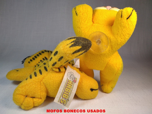 Bonecos De Pelúcia 5 Peças, Piu Piu,2garfield, Pica Pau, Cão (Usado)