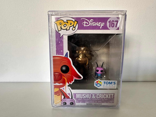 Funko Pop Disney Mulan 167 Mushu & Cricket Metallic 167