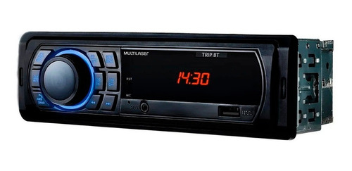Mp3 Player 1din Usb Radio Multilaser Fm Bluetooth Carro