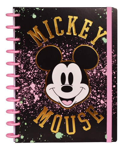 Cuaderno N° 3 Inteligente Mickey Mouse Mooving Loops 80 Hjs