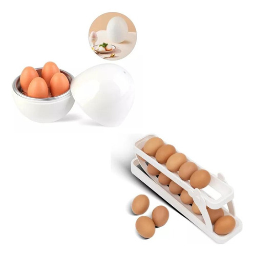 Hervidor De Huevos Para Microondas + Soporte Para Huevos