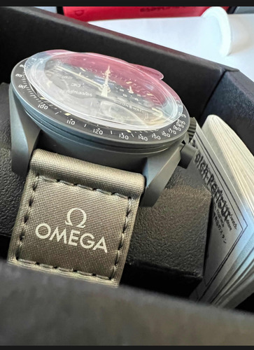 Reloj Omega X Swatch Mision A Mercurio Gris Oscuro Gris Oscuro Gris (Usado)