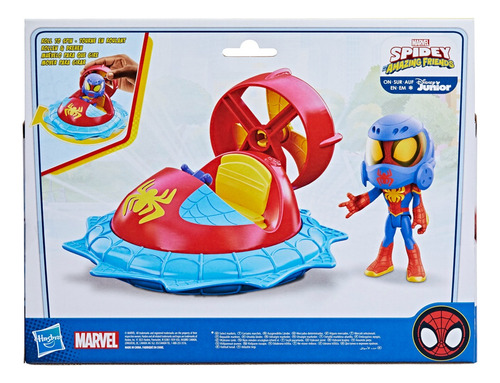 Spidey And His Amazing Friends - Spidey Con Aerodeslizador