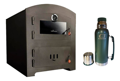 Imagen 1 de 7 de Combo Horno Tromen Leña Tango Apoyo + Termo Lusqtoff *