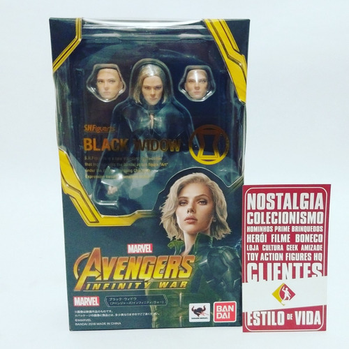 Viuva Negra Vingadores Guerra Infinita Marvel S.h. Figuarts