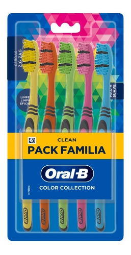 Cepillo De Dientes Oral-b Clean Color Collection Suave 5 Uni