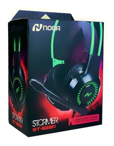Imagen 4 de 6 de Auriculares Headset Gamer Noga Stormer St-8280 Leds Pc Ps4