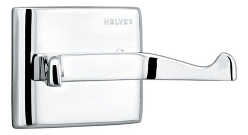 Gancho Perchero Doble Cromo - Helvex Plateado