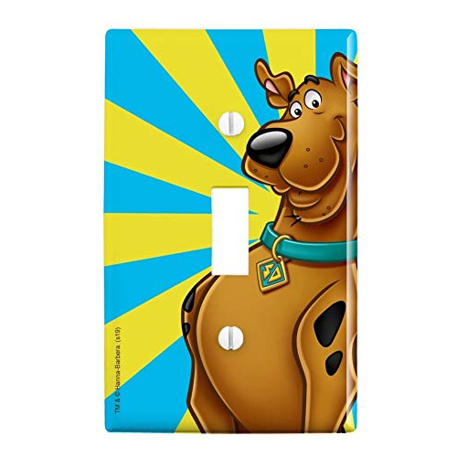 Scoobydoo Character Plastic Wall Decor Toggle Light Swi...