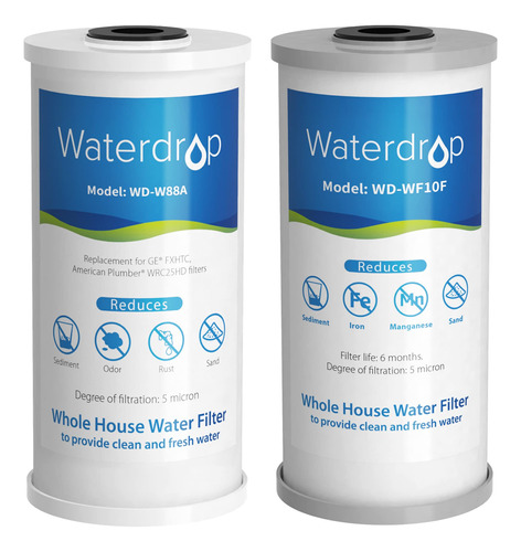 Waterdrop Filtro De Agua Para Toda La Casa, Filtro De Carbon