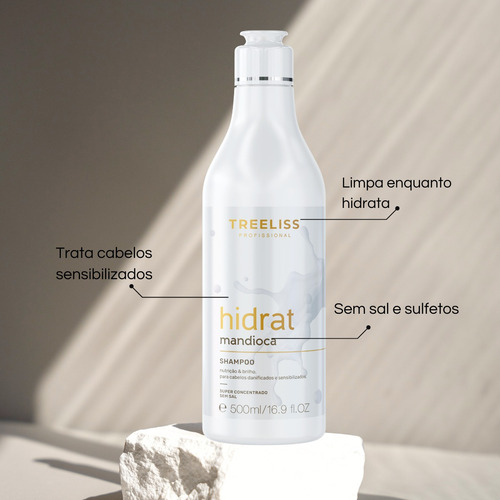 Shampoo Hidratação Capilar Mandioca 500ml Tree Liss